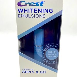 Crest Whitening Emulsions 1 Minute Apply & Go New
